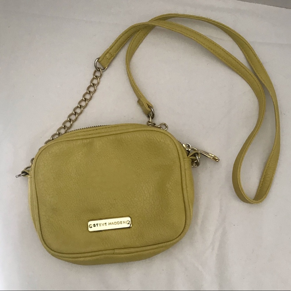 Steve Madden yellow crossbody